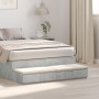 Cajones de Cama  Gris Concreto 120x36.5x16.5 cm Madera Fabricada | Foro24.es | Tu tienda online para hogar, jardín y más Foro24.es