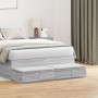 Cajones de cama  Gris Sonoma 120x36,5x16,5 cm Madera elaborada | Foro24.es | Tu tienda online para hogar, jardín y más Foro24.es