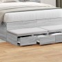 Cajones de cama  Gris Sonoma 120x36,5x16,5 cm Madera elaborada | Foro24.es | Tu tienda online para hogar, jardín y más Foro24.es