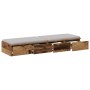Cajones de Cama Madera Vieja 120x36,5x16,5 cm Contrachapado de , Mesitas de noche - Ref: Foro24-866945, Precio: 83,07 €, Desc...