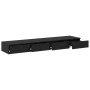 Mesas de Noche Roble Negro Madera 150 x 36.5 x 16.5 cm de , Mesitas de noche - Ref: Foro24-866956, Precio: 93,91 €, Descuento...