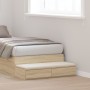 Cajones de cama Roble Sonoma 75x36,5x16,5 cm Madera de calidad de , Mesitas de noche - Ref: Foro24-866965, Precio: 51,95 €, D...