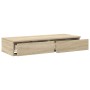 Cajones de cama Roble Sonoma 75x36,5x16,5 cm Madera de calidad de , Mesitas de noche - Ref: Foro24-866965, Precio: 51,95 €, D...