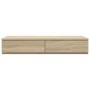Cajones de cama Roble Sonoma 75x36,5x16,5 cm Madera de calidad de , Mesitas de noche - Ref: Foro24-866965, Precio: 51,95 €, D...