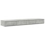Mesas de Noche  Gris Concreto Madera Elaborada 160 x 36.5 x 16.5 cm | Foro24.es | Tu tienda online para hogar, jardín y más Foro24.es