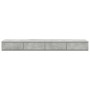 Mesas de Noche  Gris Concreto Madera Elaborada 160 x 36.5 x 16.5 cm | Foro24.es | Tu tienda online para hogar, jardín y más Foro24.es