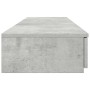Mesas de Noche  Gris Concreto Madera Elaborada 160 x 36.5 x 16.5 cm | Foro24.es | Tu tienda online para hogar, jardín y más Foro24.es