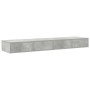 Mesas de Noche  Gris Concreto Madera Elaborada 160 x 36.5 x 16.5 cm | Foro24.es | Tu tienda online para hogar, jardín y más Foro24.es