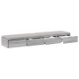 Mesa de Noche  Gris sonoma Madera de calidad 160 x 36.5 x 16.5 cm | Foro24.es | Tu tienda online para hogar, jardín y más Foro24.es