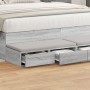 Mesa de Noche  Gris sonoma Madera de calidad 160 x 36.5 x 16.5 cm | Foro24.es | Tu tienda online para hogar, jardín y más Foro24.es