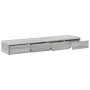 Mesa de Noche  Gris sonoma Madera de calidad 160 x 36.5 x 16.5 cm | Foro24.es | Tu tienda online para hogar, jardín y más Foro24.es