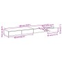 Cajones de Cama en Blanco 180x36,5x16,5 cm de Madera Elaborada de , Mesitas de noche - Ref: Foro24-866979, Precio: 93,81 €, D...