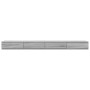 Cajones de cama  Gris Sonoma 180x36,5x16,5 cm Madera hecha | Foro24.es | Tu tienda online para hogar, jardín y más Foro24.es