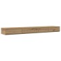 Cajones para cama en roble artesano 180x36,5x16,5 cm de madera elaborada de , Mesitas de noche - Ref: Foro24-866986, Precio: ...