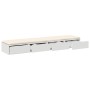 Cajones para cama en blanco, 135x36,5x16,5 cm, de madera de ingeniería de , Mesitas de noche - Ref: Foro24-866987, Precio: 82...