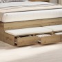Cajones de Cama  en Roble Artesanal 135x36,5x16,5 cm de Madera de Ingeniería | Foro24.es | Tu tienda online para hogar, jardín y más Foro24.es
