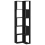 Estante Esquinero de 5 Niveles en Roble Negro 50x50x179 cm de Madera de , Librerías y estanterías - Ref: Foro24-868049, Preci...