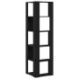 Estante Esquinero de 5 Niveles en Roble Negro 50x50x179 cm de Madera de , Librerías y estanterías - Ref: Foro24-868049, Preci...