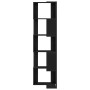 Estante Esquinero de 5 Niveles en Roble Negro 50x50x179 cm de Madera de , Librerías y estanterías - Ref: Foro24-868049, Preci...