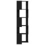Estante Esquinero de 5 Niveles en Roble Negro 50x50x179 cm de Madera de , Librerías y estanterías - Ref: Foro24-868049, Preci...