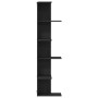 Estante de esquina Negro Roble 36,5x36,5x140 cm Madera elaborada de , Estantes y estanterías - Ref: Foro24-868052, Precio: 50...