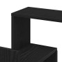 Estantería de esquina Negra Roble 45x45x147 cm Madera elaborada de , Estantes y estanterías - Ref: Foro24-868053, Precio: 56,...