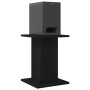Soportes para altavoces 2 pcs Negro Roble 30x30x40 cm Madera de ingeniería de , Soportes para altavoces - Ref: Foro24-868054,...