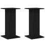 Soportes para altavoces (2 piezas) - Roble Negro 30x30x60 cm - Madera de ingeniería de , Soportes para altavoces - Ref: Foro2...