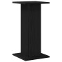 Soportes para altavoces (2 piezas) - Roble Negro 30x30x60 cm - Madera de ingeniería de , Soportes para altavoces - Ref: Foro2...