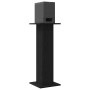 Soportes para Altavoces 2 pcs Roble Negro 30x30x80 cm Madera hecha de , Soportes para altavoces - Ref: Foro24-868056, Precio:...