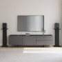 Soportes para Altavoces 2 pcs Roble Negro 30x30x80 cm Madera hecha de , Soportes para altavoces - Ref: Foro24-868056, Precio:...