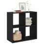 Estantería Negro Roble 68,5x32x68,5 cm Madera elaborada de , Librerías y estanterías - Ref: Foro24-868060, Precio: 56,10 €, D...