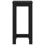 Mesa Bar Negro roble Madera elaborada 51x50x103,5 cm de , Mesas de cocina y de comedor - Ref: Foro24-868078, Precio: 60,55 €,...