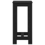 Mesa Bar Negro roble Madera elaborada 51x50x103,5 cm de , Mesas de cocina y de comedor - Ref: Foro24-868078, Precio: 60,55 €,...