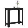 Mesa de Bar Negra de Roble 102x50x103.5 cm de Madera Sintetizada de , Mesas de cocina y de comedor - Ref: Foro24-868079, Prec...