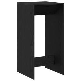 Mesa de Bar Negro Roble 51x50x103,5 cm Madera Ingenierizada de , Mesas de cocina y de comedor - Ref: Foro24-868080, Precio: 6...