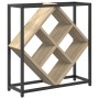 Botelleros Roble de Sonoma, Negro Tablero de partículas, Metal de , Botelleros - Ref: Foro24-868220, Precio: 39,62 €, Descuen...
