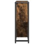 Botelleros Roble ahumado Marco de metal y estantes de madera de , Botelleros - Ref: Foro24-868221, Precio: 39,62 €, Descuento: %