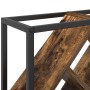 Botelleros Roble ahumado Marco de metal y estantes de madera de , Botelleros - Ref: Foro24-868221, Precio: 39,62 €, Descuento: %