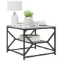 Mesa de Café  con Estantería - Gris Sonoma - 51x50x40 cm - Hecha de Madera | Foro24.es | Tu tienda online para hogar, jardín y más Foro24.es