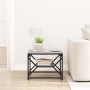 Mesa de Café  con Estantería - Gris Sonoma - 51x50x40 cm - Hecha de Madera | Foro24.es | Tu tienda online para hogar, jardín y más Foro24.es