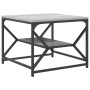 Mesa de Café  con Estantería - Gris Sonoma - 51x50x40 cm - Hecha de Madera | Foro24.es | Tu tienda online para hogar, jardín y más Foro24.es