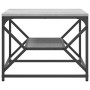 Mesa de Café  con Estantería - Gris Sonoma - 51x50x40 cm - Hecha de Madera | Foro24.es | Tu tienda online para hogar, jardín y más Foro24.es