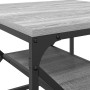 Mesa de Café  con Estantería - Gris Sonoma - 51x50x40 cm - Hecha de Madera | Foro24.es | Tu tienda online para hogar, jardín y más Foro24.es