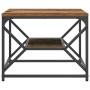 Mesa de café con estante de madera reciclada 51x50x40 cm de madera compuesta de , Mesas de centro - Ref: Foro24-868229, Preci...