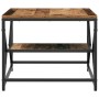 Mesa de café con estante de madera reciclada 51x50x40 cm de madera compuesta de , Mesas de centro - Ref: Foro24-868229, Preci...