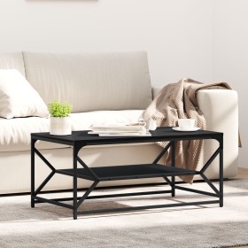 Comprar Mesa de Café con estante Roble Negro