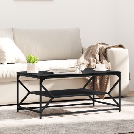 Mesa de Café  con estante Roble Negro 90x50x40 cm Madera Ingenierizada | Foro24.es | Tu tienda online para hogar, jardín y más Foro24.es