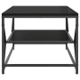 Mesa de Café  con estante Roble Negro 90x50x40 cm Madera Ingenierizada | Foro24.es | Tu tienda online para hogar, jardín y más Foro24.es