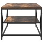 Mesa de Café con Estante Roble Ahumado 90x50x40 cm Madera Engineered de , Mesas de centro - Ref: Foro24-868233, Precio: 59,77...